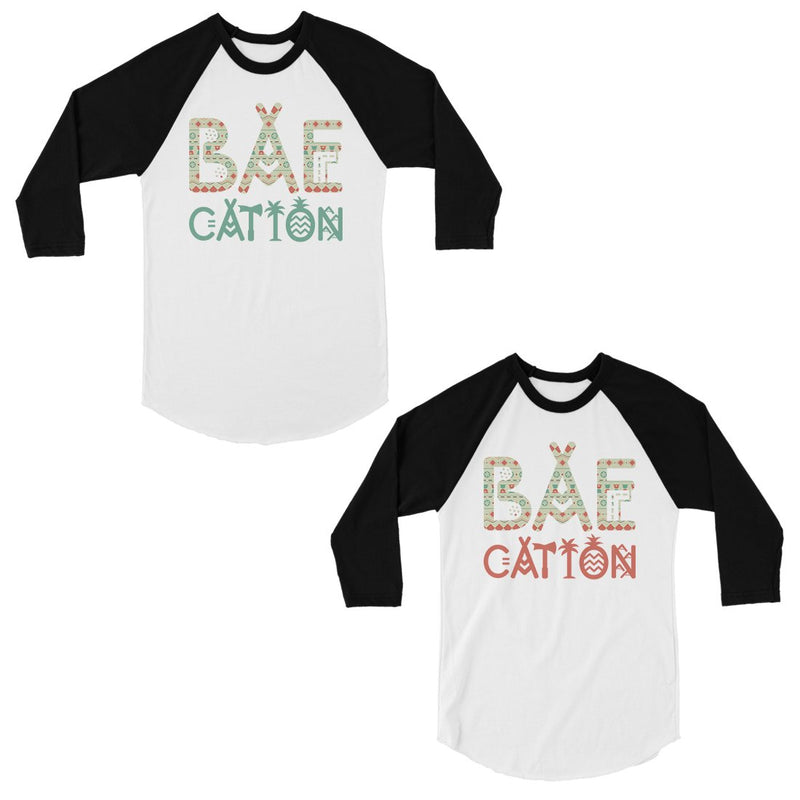 BAEcation Vacation Matching Couples Baseball Shirts Newlywed Gifts