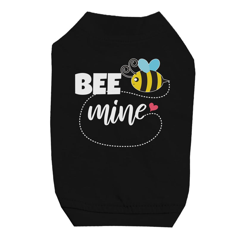 Bee Mine Cute Graphic Pet T-Shirt for Small Dogs Birthday Gifts