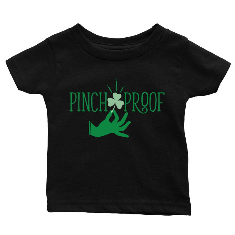 Pinch Proof Clover Baby T-Shirt Cute First St Paddy's Day Baby Tee