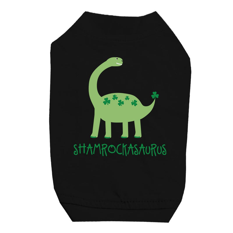 Shamrock Saurus Pet Shirt for Small Dogs Gift For St Patrick's Day