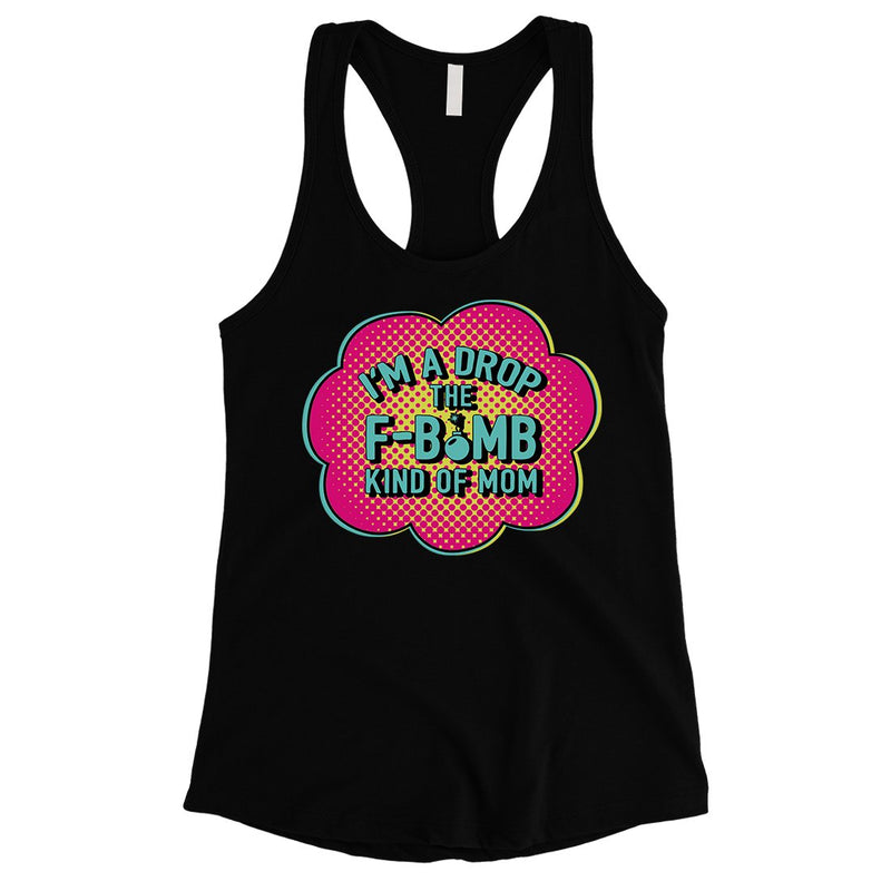 F-Bomb Mom Womens Mother's Day Tank Top Funny Workout Mom Gifts