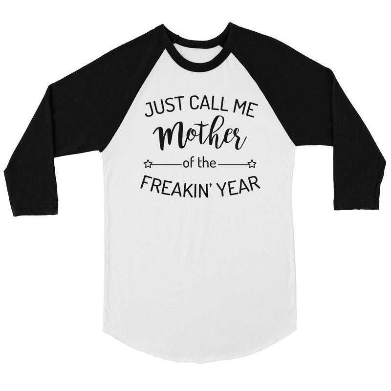 Mother Of The Year Womens Funny Baseball Shirt For Mother's Day