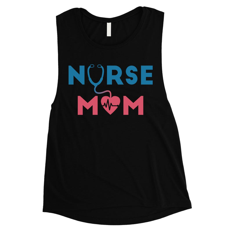 Nurse Mom Womens Workout Muscle Tank Top Mother's Day Gift Ideas