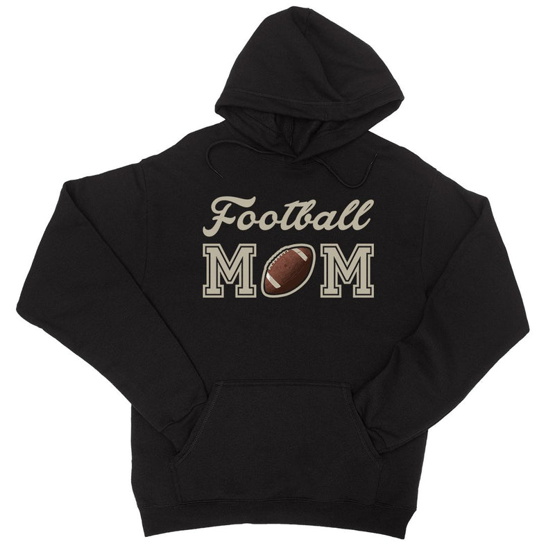 Football Mom Unisex Winter Hooded Sweatshirt Mom Christmas Gift