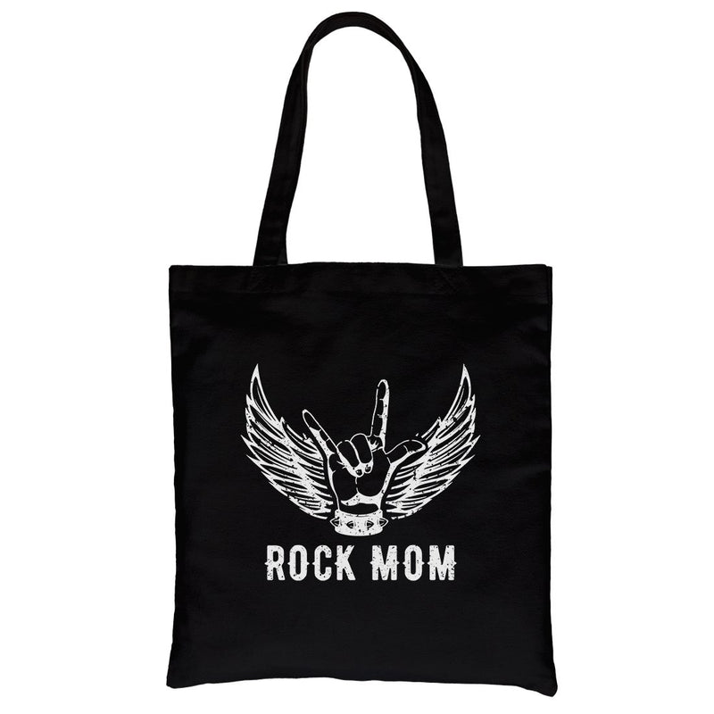 Rock Mom Canvas Bag Heavy Cotton Unique Mother's Day Gift Ideas