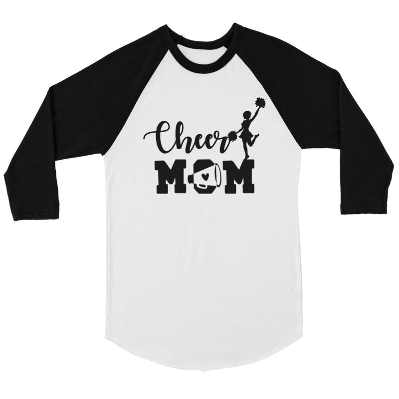 Cheer Mom Womens Baseball Shirt Cute Mothers Day Gift From Daughter