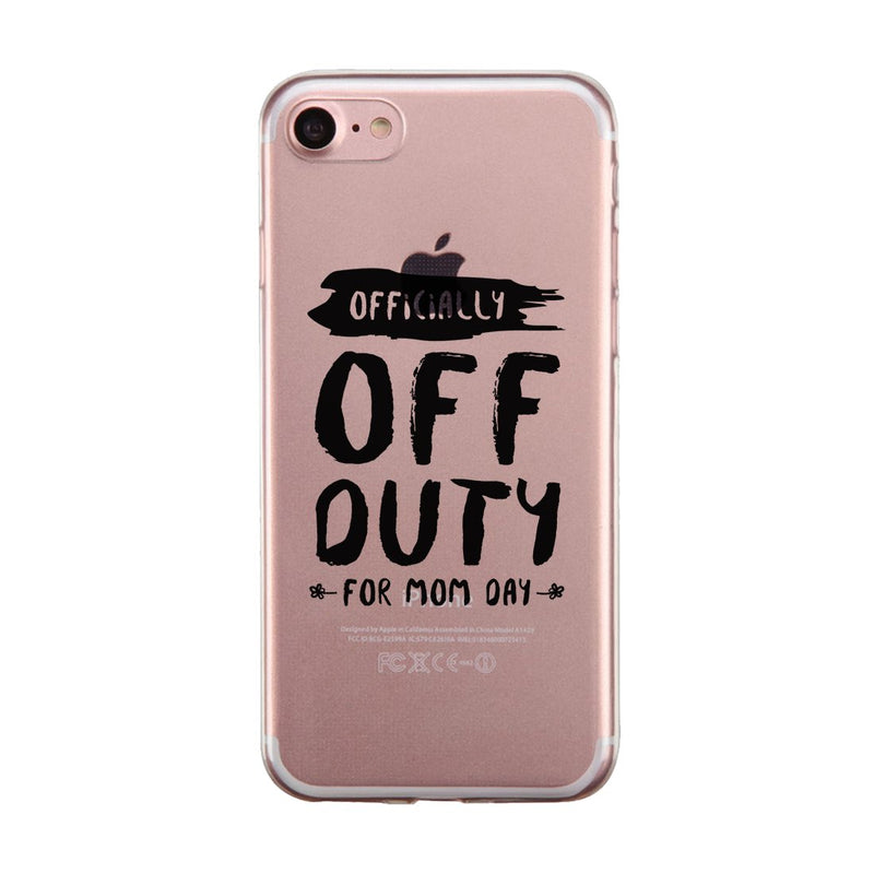 Off Duty Mom Day Gummy Phone Case Funny Mother's Day Gift Ideas