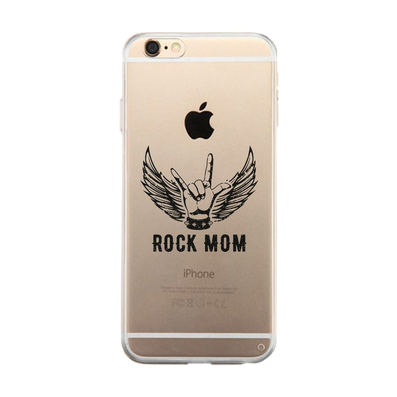 Rock Mom Phone Cover Best Mother's Day Gift Phone Cover Transparent