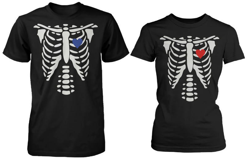 Skeleton Matching Couple Shirts (Set)