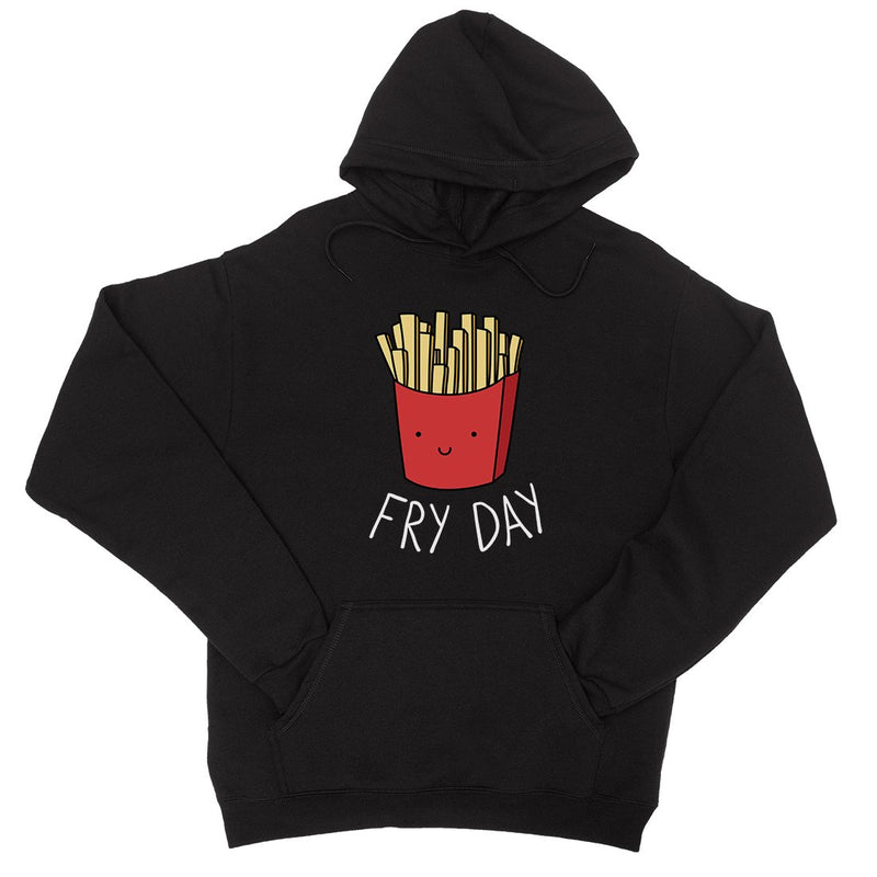 365 Printing Fry Day Womens Hoodie French Fries Lovers Gift Hooded Sweatshirt