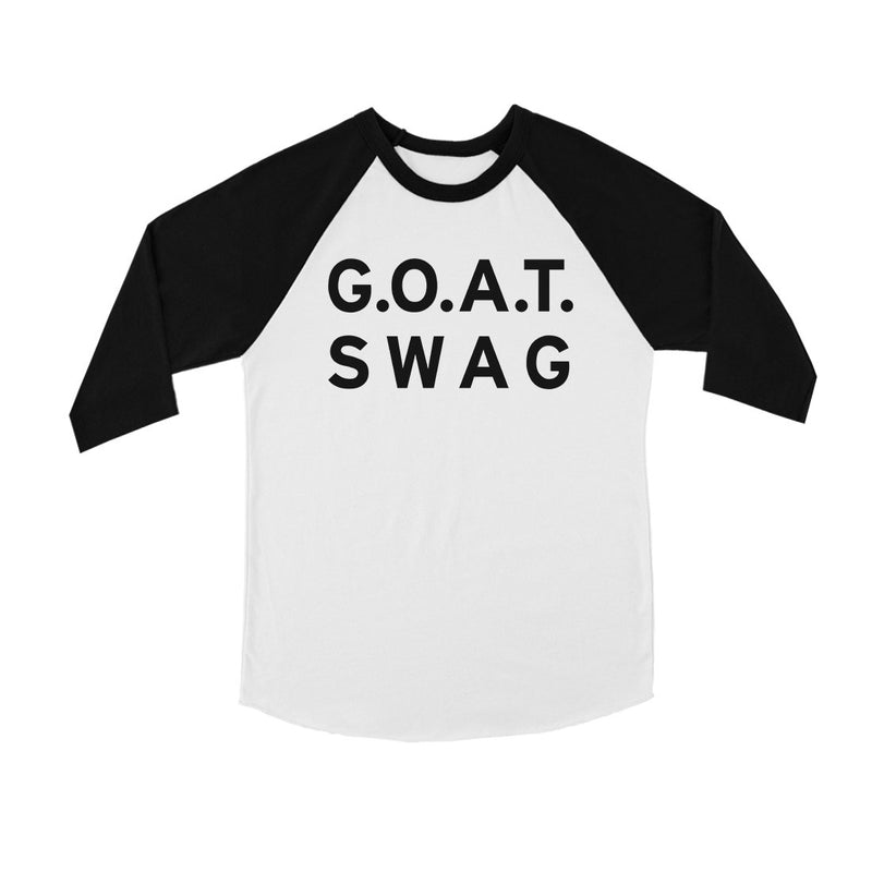 365 Printing GOAT Swag Youth Baseball Shirt Inspirational Motivational Quote Tee