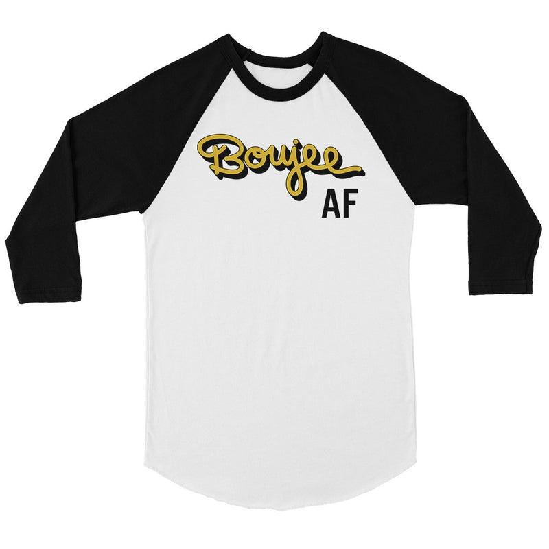 365 Printing Boujee AF Womens Baseball Tee Hilarious Saying Raglan Tee Shirt