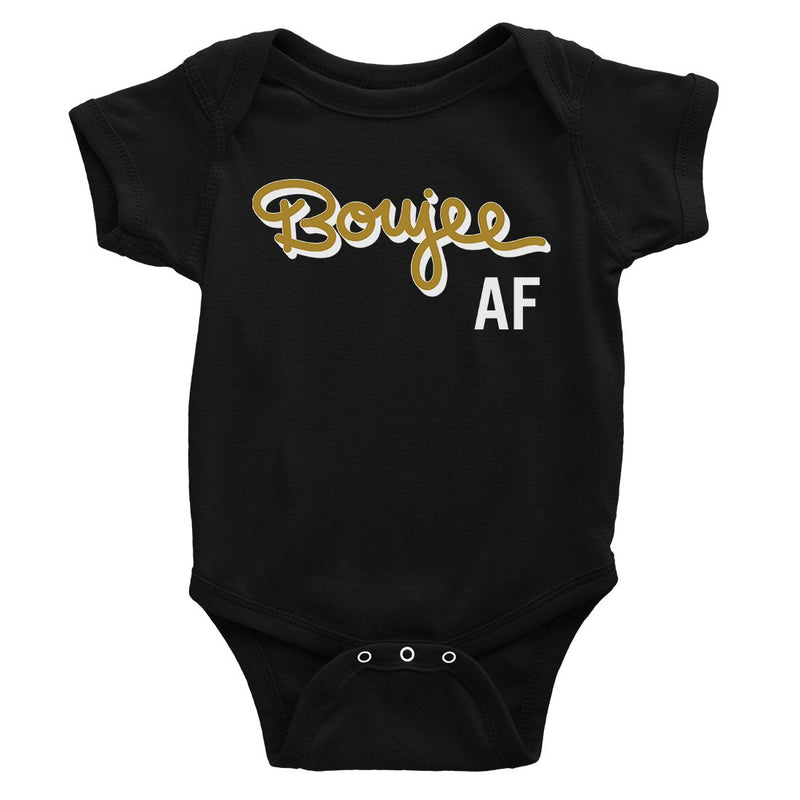 365 Printing Boujee AF Funny Baby Bodysuit Gift Baby Shower Cute Infant Jumpsuit