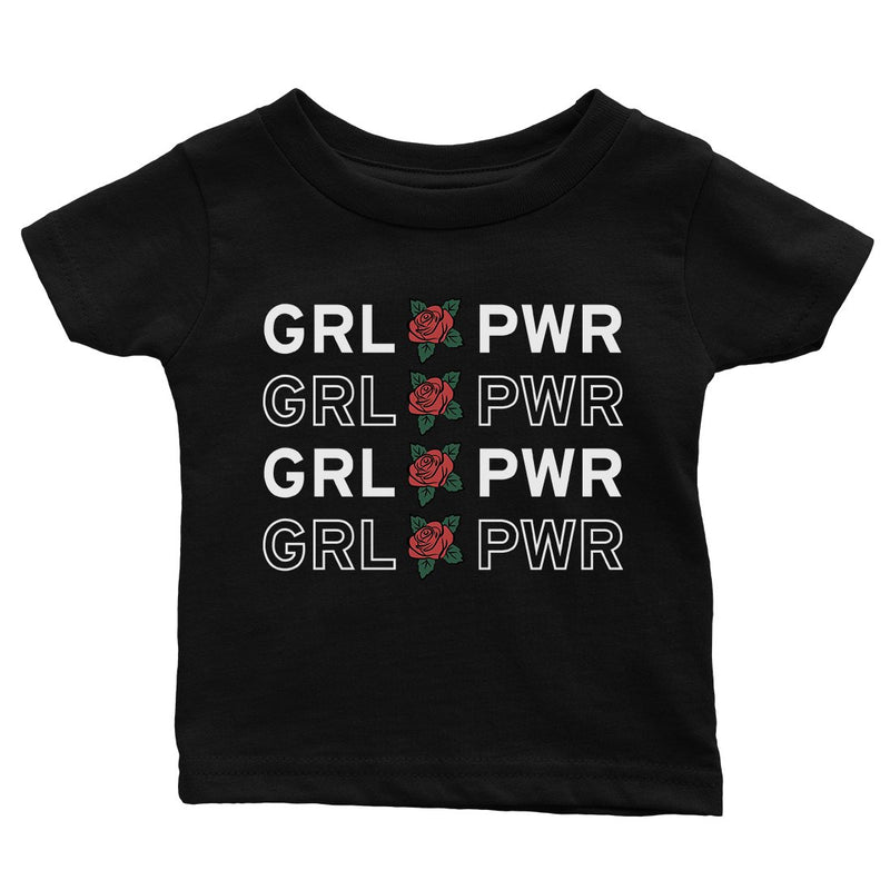 365 Printing Girl Power Baby Graphic T-Shirt Gift Baby Shower Cute Infant Tee