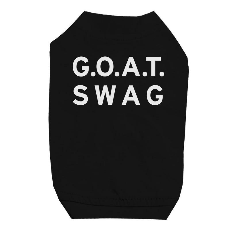 365 Printing GOAT Swag Pet Shirt for Small Dogs Funny Saying Dog Shirt Gifts