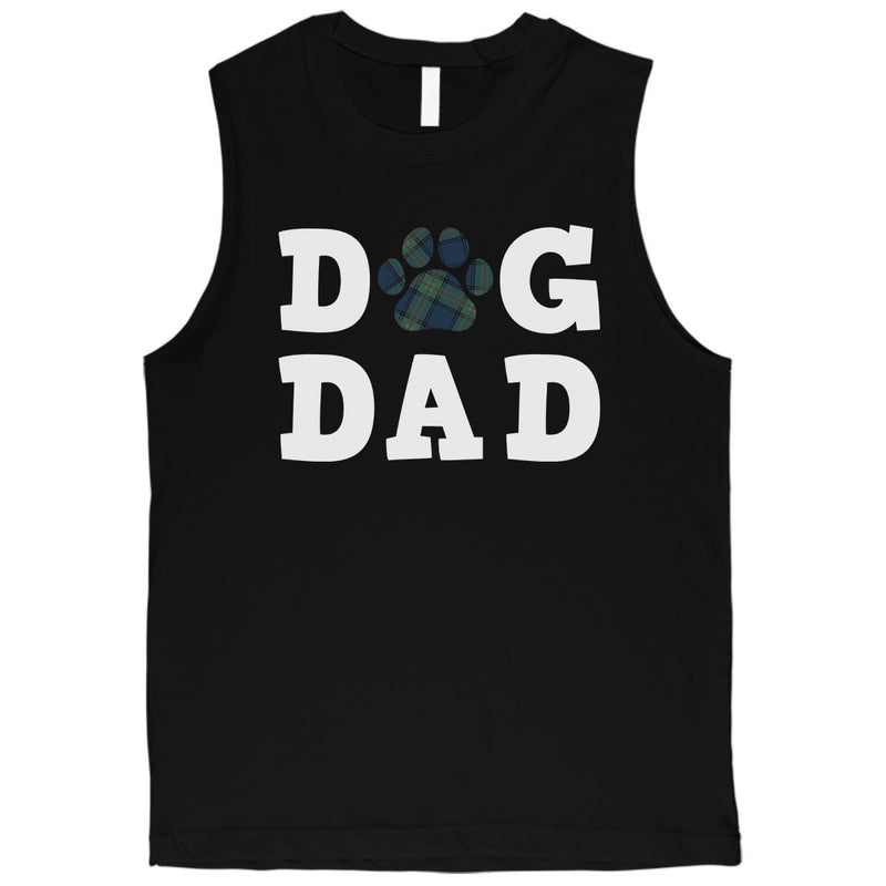 Dog Dad Mens Proud Soft-Hearted Cool Fun Father's Day Muscle Shirt