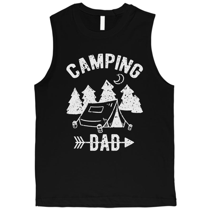 Camping Dad Mens Strong-Willed Great Honest Muscle Shirt Dad Gift