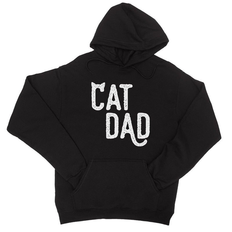 Cat Dad Unisex Fleece Hoodie Charming Cute Silly Fun Pet Dad Gift