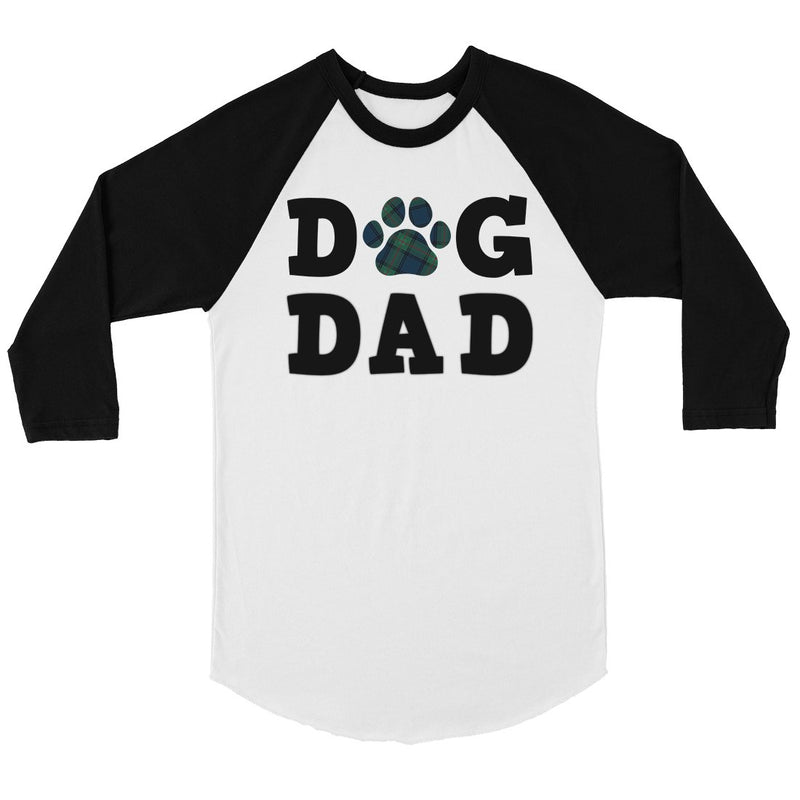 Dog Dad Mens Baseball Shirt Cute Fun-Loving Amazing Gift For Dad
