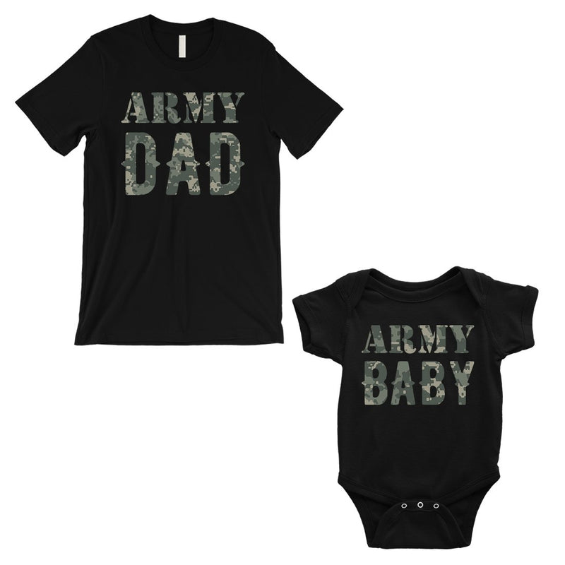 Army Dad Army Baby Dad and Baby Matching Outfits Father's Day Gift