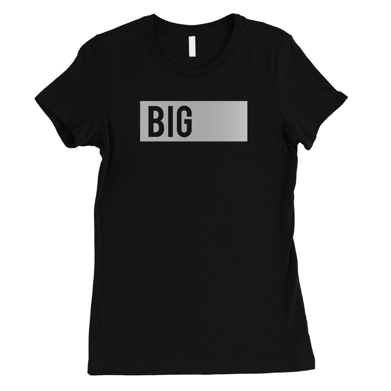 Big Little Boxed-SILVER Womens T-Shirt Classic Peaceful Best Gifts