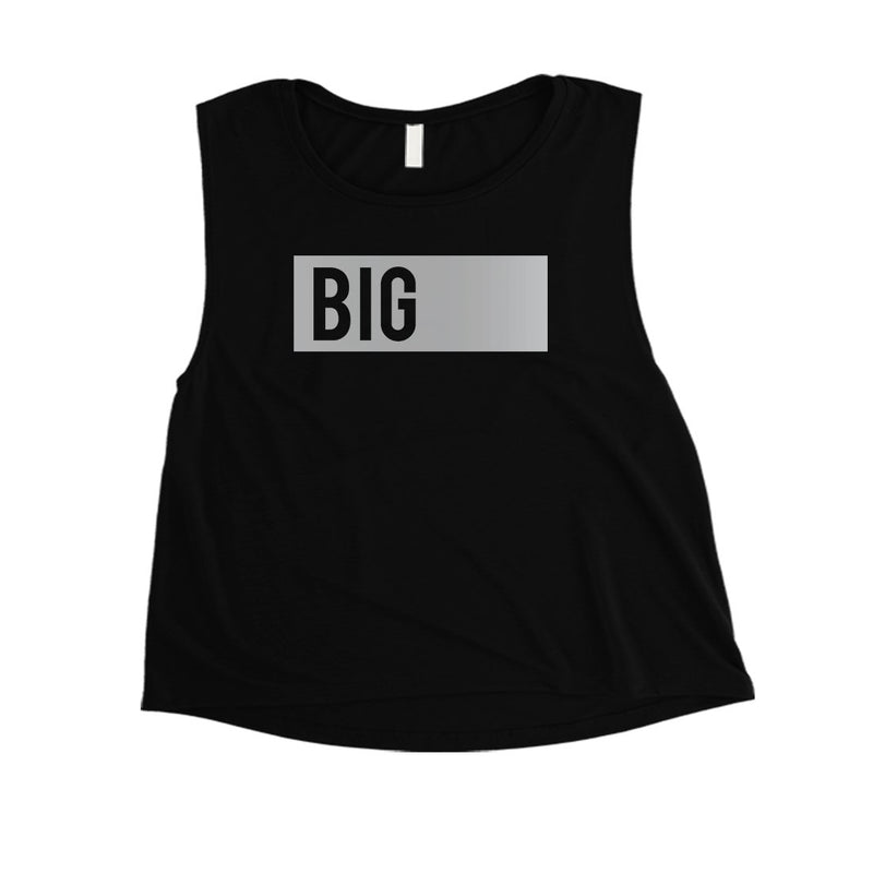 Big Little Boxed-SILVER Womens Crop Top Magnificent Perfect Gift