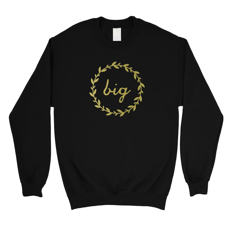 Big Little Leaf Wreath-GOLD Unisex Crewneck Sweatshirt Outstanding