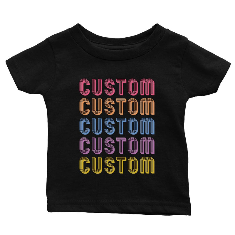 Colorful Multiline Text Bright Cute Baby Personalized T-Shirt Gift