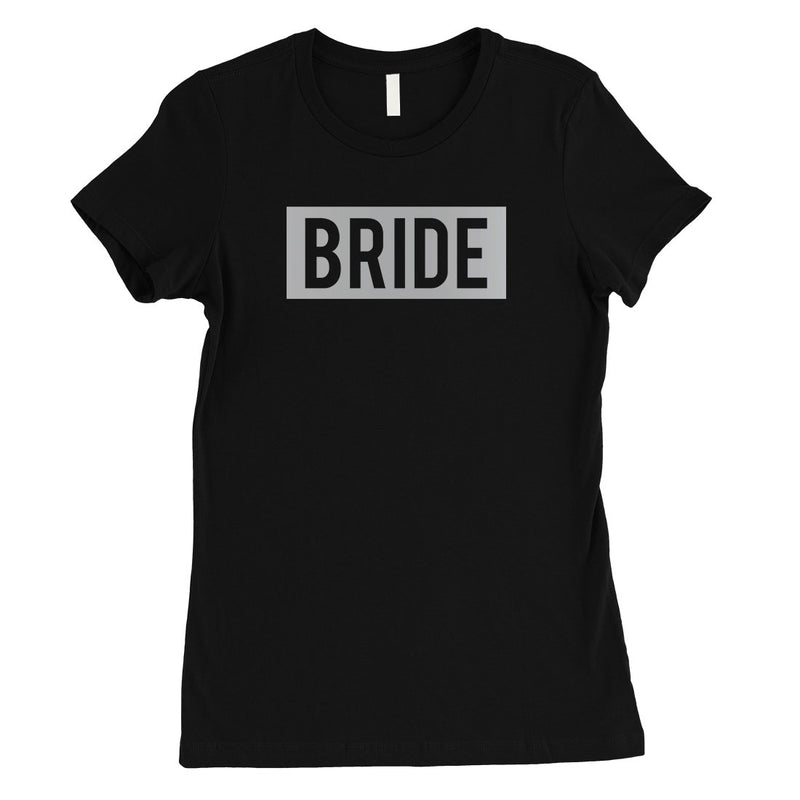 Bride Squad Boxed-SILVER Womens T-Shirt Perfect Exciting Wedding