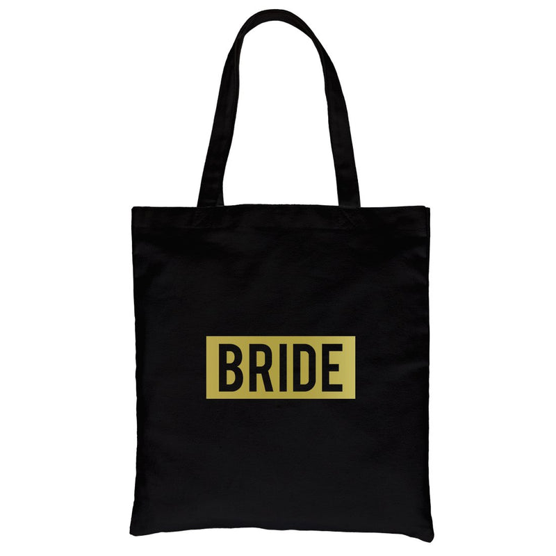 Bride Squad Boxed-GOLD Canvas Shoulder Bag Passionate Anniversary