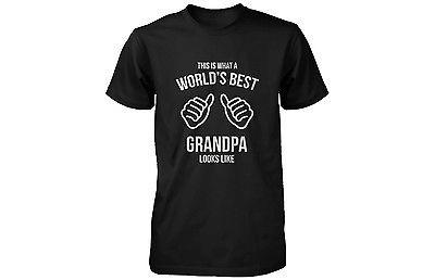 Funny Grandpa T-Shirt - This Is What A World's Best Grandpa Looks Like