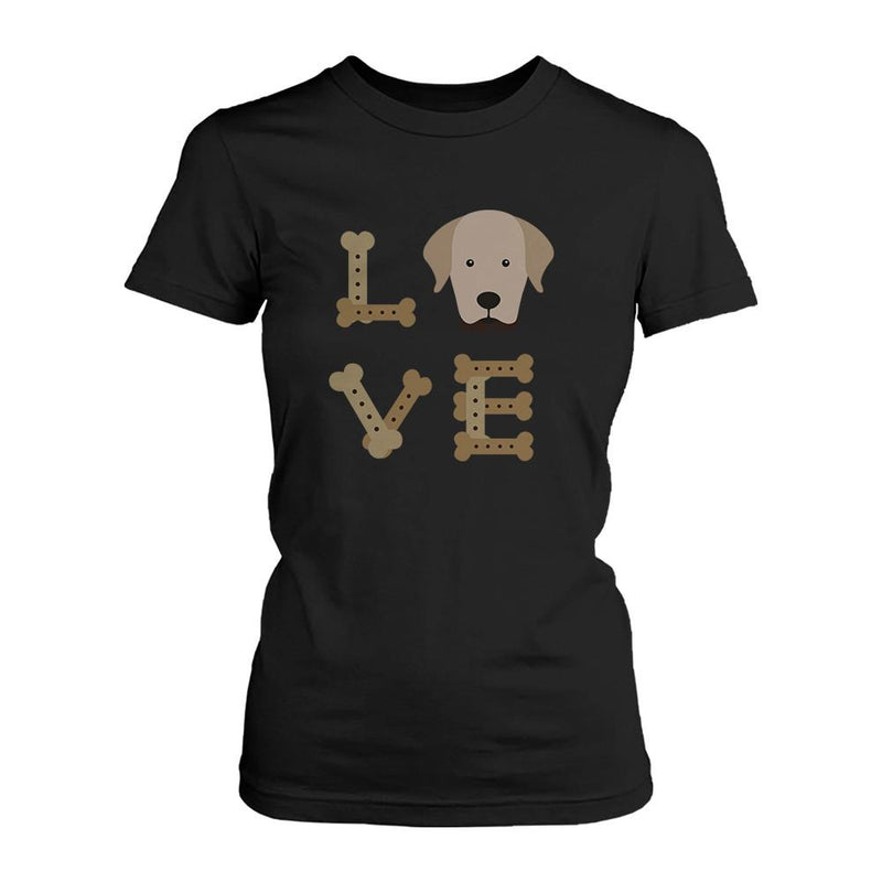 Golden Retriever LOVE Women's Shirt Cute Gifts for Retriever Dog Owners