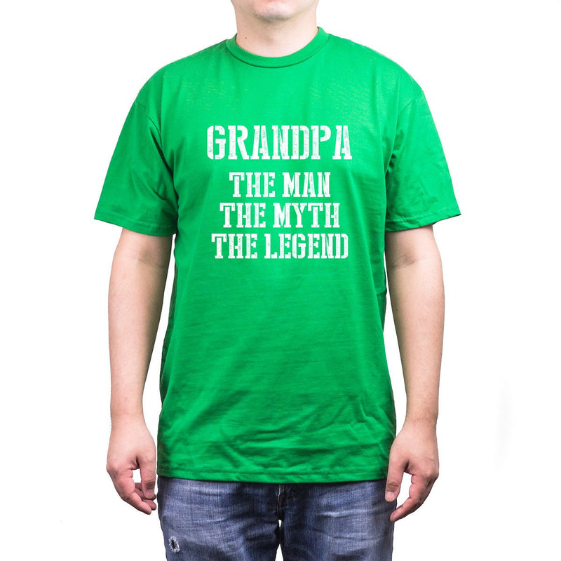 Grandpa Man Myth Legend Green T-shirts