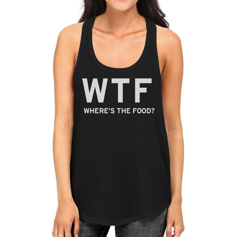 Where's The Food Tank Top Work Out Shirt Funny Gym Racerback