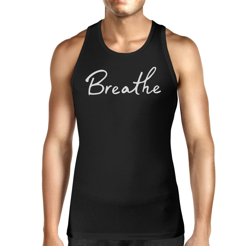 Breath Unisex Tank Top Yoga Sleeveless Shirt Cute Gifts For Yogi