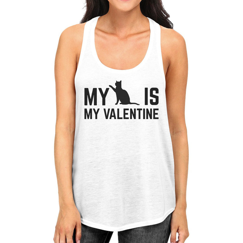 My Cat My Valentine Women's Tanks Valentine's Gifts For Cat Owners