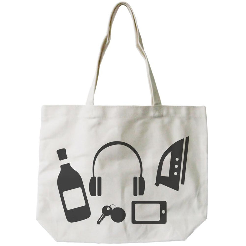 Stock Up Bag Funny Graphic Design Printed Tote Canvas Bag