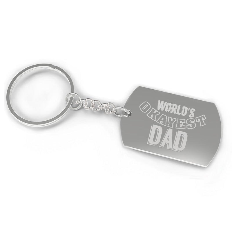 World's Okayest Dad Funny Cool Dad Gifts Humorous Gifts For Father