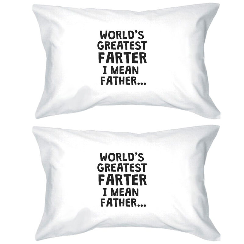 Farter I Mean Father Pillowcases Standard Size Funny Pillow Covers