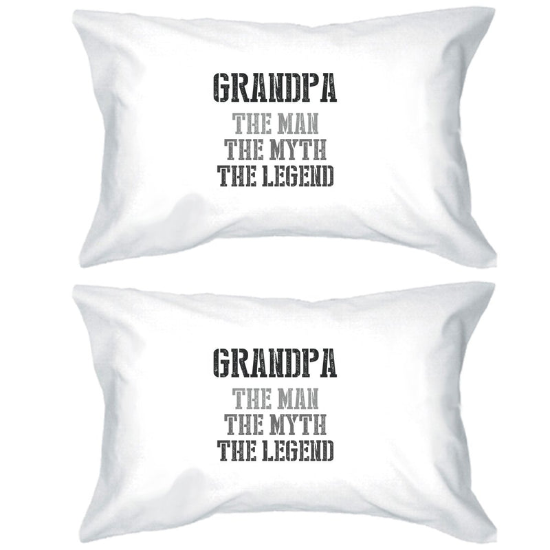 Legend Grandpa Pillowcases Standard Size Pillow Covers Family Gift