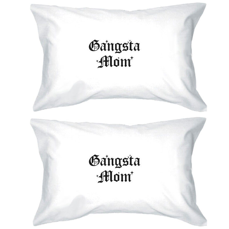 Gangsta Mom Pillowcases Standard Size Pillow Covers Gift For Mom