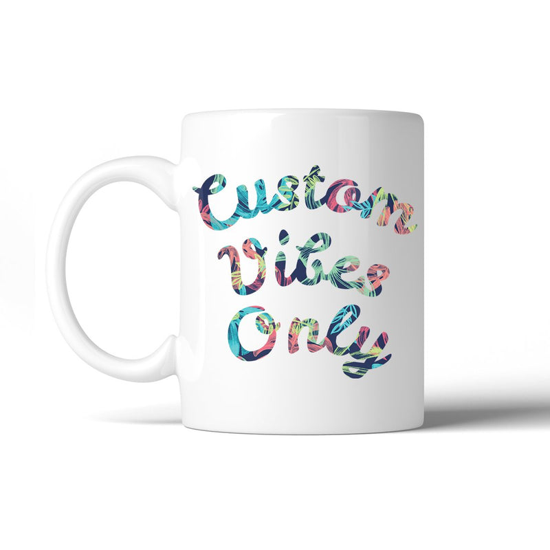 Colorful Overlay Text Adorable Cool 11oz Personalized Ceramic Mug