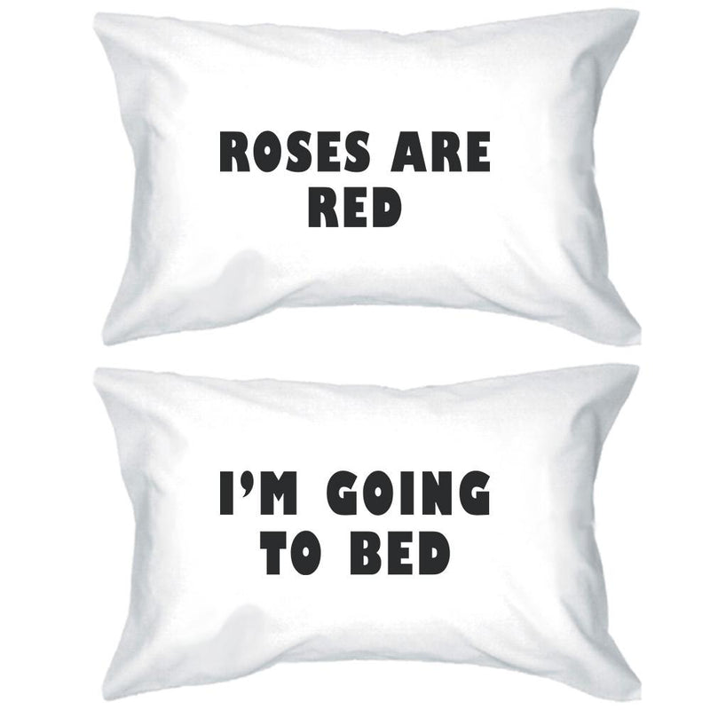 Roses Are Red Cute Pillow Case Funny Gift Ideas For Sleep Lovers