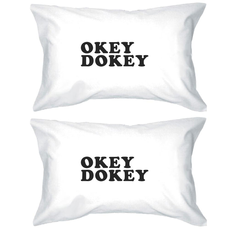 Okey Dokey Unique Letter Printed Decorative Pillow Case Gift Ideas