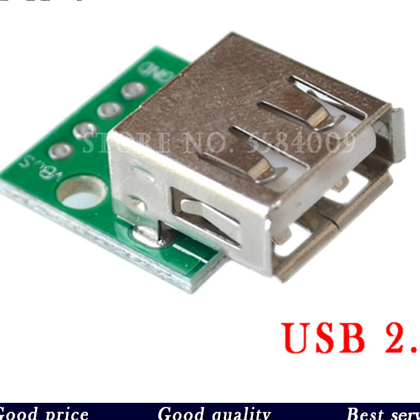 USB A Male USB 2.0 3.0 A Female USB B Connector Interface to 2.54mm DIP PCB Converter Adapter Breakout Board Micro Mini USB USB 2.0