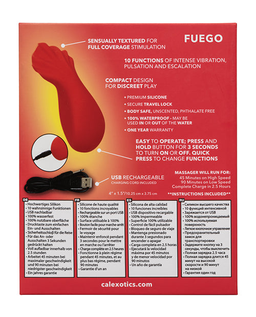 Red Hot Fuego - Red California Exotic Novelties
