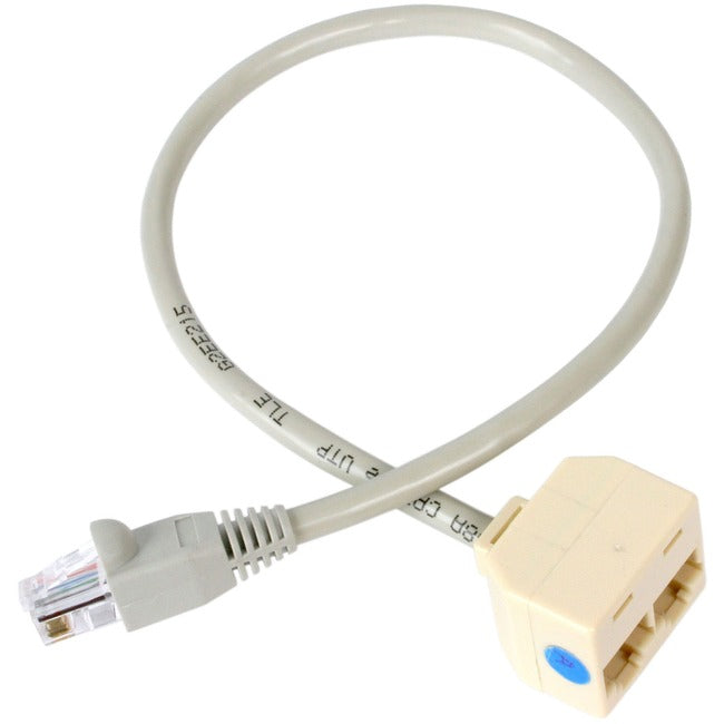 StarTech.com 2-to-1 RJ45 Splitter Cable Adapter - Network splitter - RJ-45 (M) - RJ-45 (F) Default Title