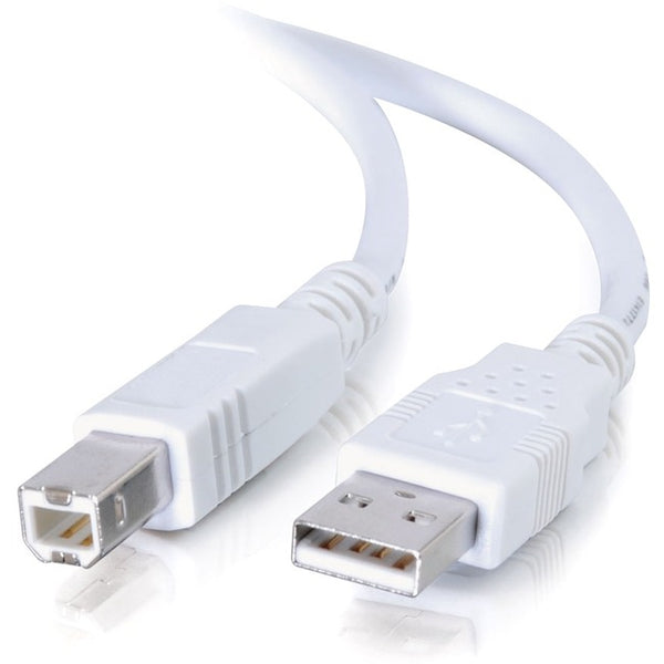 C2G 3m USB A to B Cable - Printer Cable - USB Cable - USB 2.0 - 10ft White Default Title