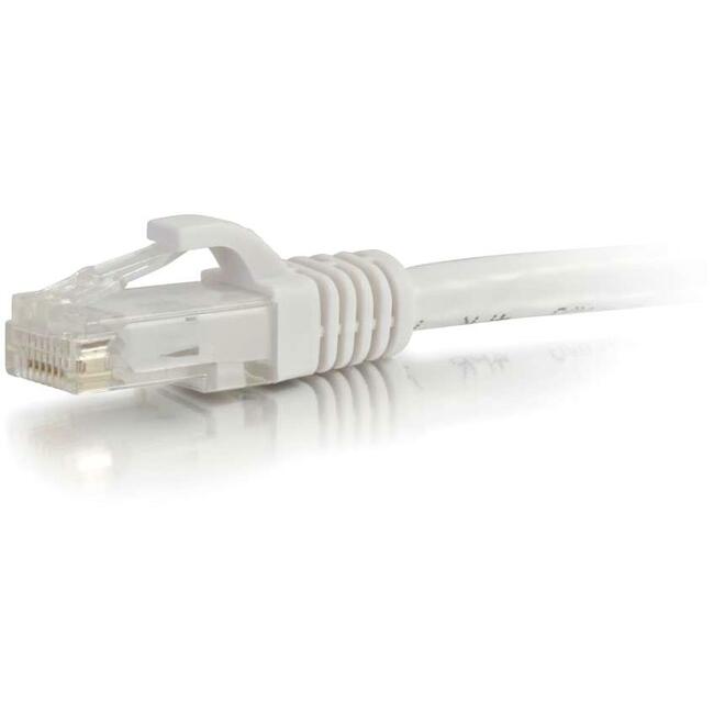 C2G-50ft Cat6 Snagless Unshielded (UTP) Network Patch Cable - White Default Title