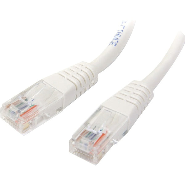 StarTech.com 10 ft White Molded Cat5e UTP Patch Cable Default Title